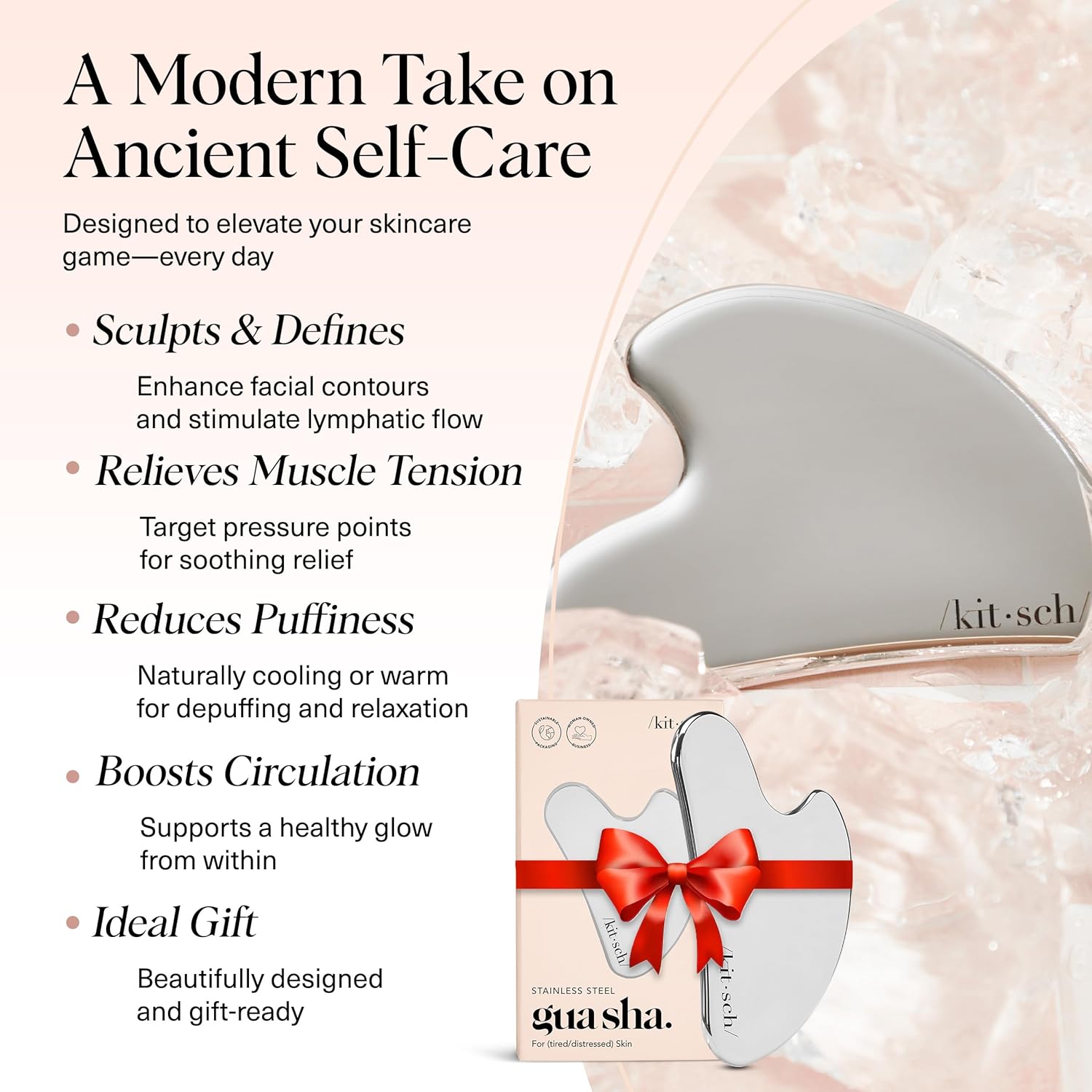 SmoothSkin Gua Sha Facial Tool